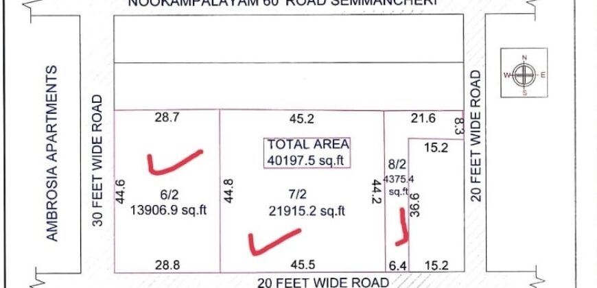 Land in Semmancheri