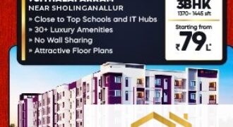 3BHK Apartment in Sithalapakkam