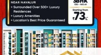 3BHK Apartment in Ottiyambakkam