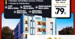 3BHK Apartment in Sholinganallur